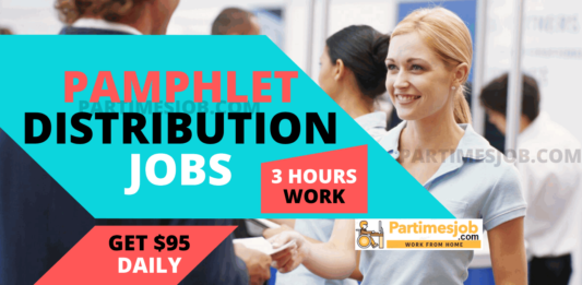 Pamphlet Distribution Jobs Door to Door job